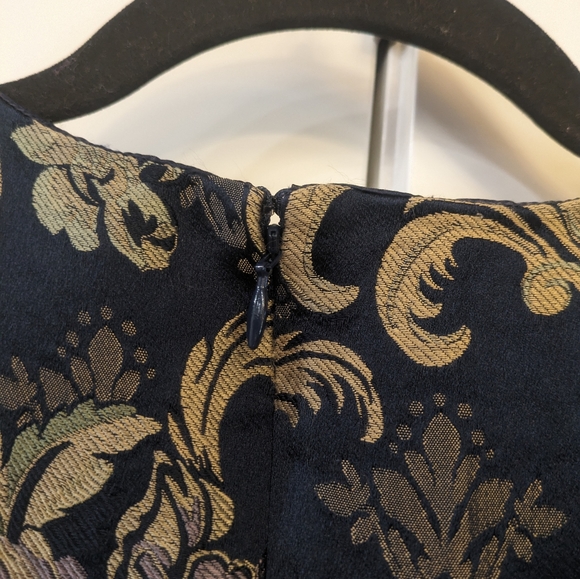Ralph Lauren 2016 Fall Collection Georgia Baroque Silk Brocade Sheath Dress US 6 - Picture 4 of 11
